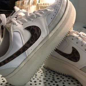 Nike Court Vision Alta Leopard Sneakers